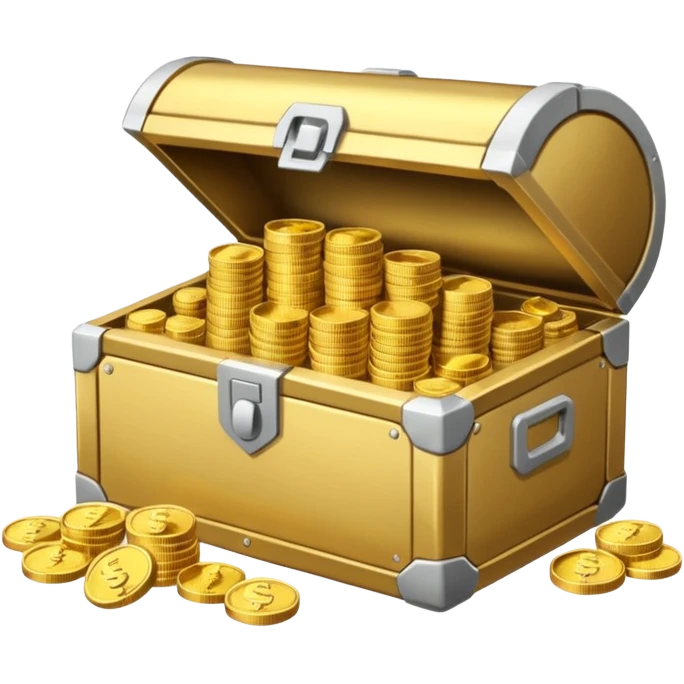 vault with gold and money emoji