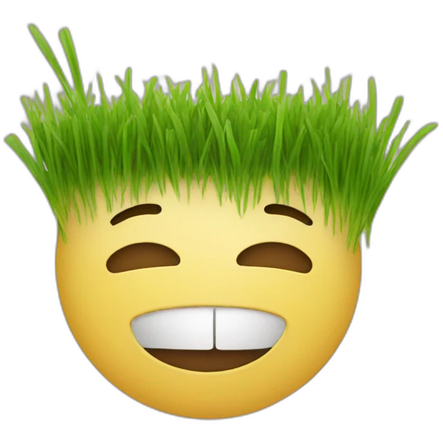 person eating grass emoji