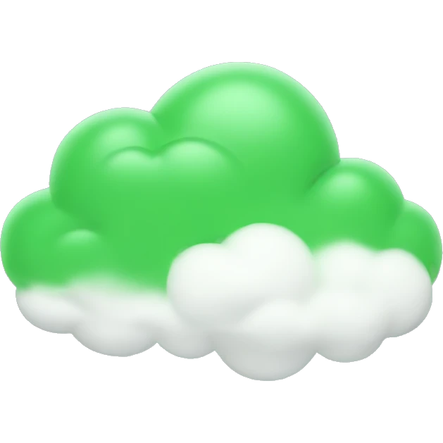 cloud green emoji