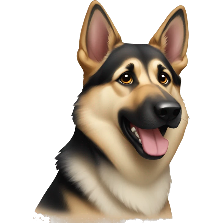 German shepherd husky mix emoji