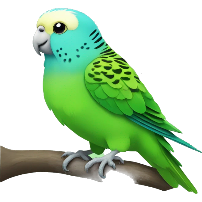 green budgie emoji