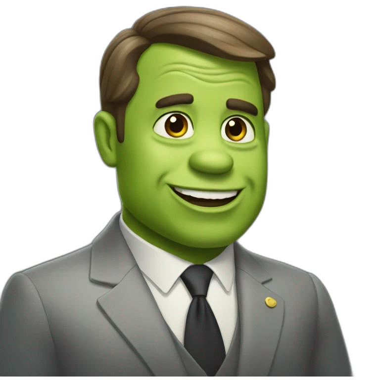 sherk as president emoji