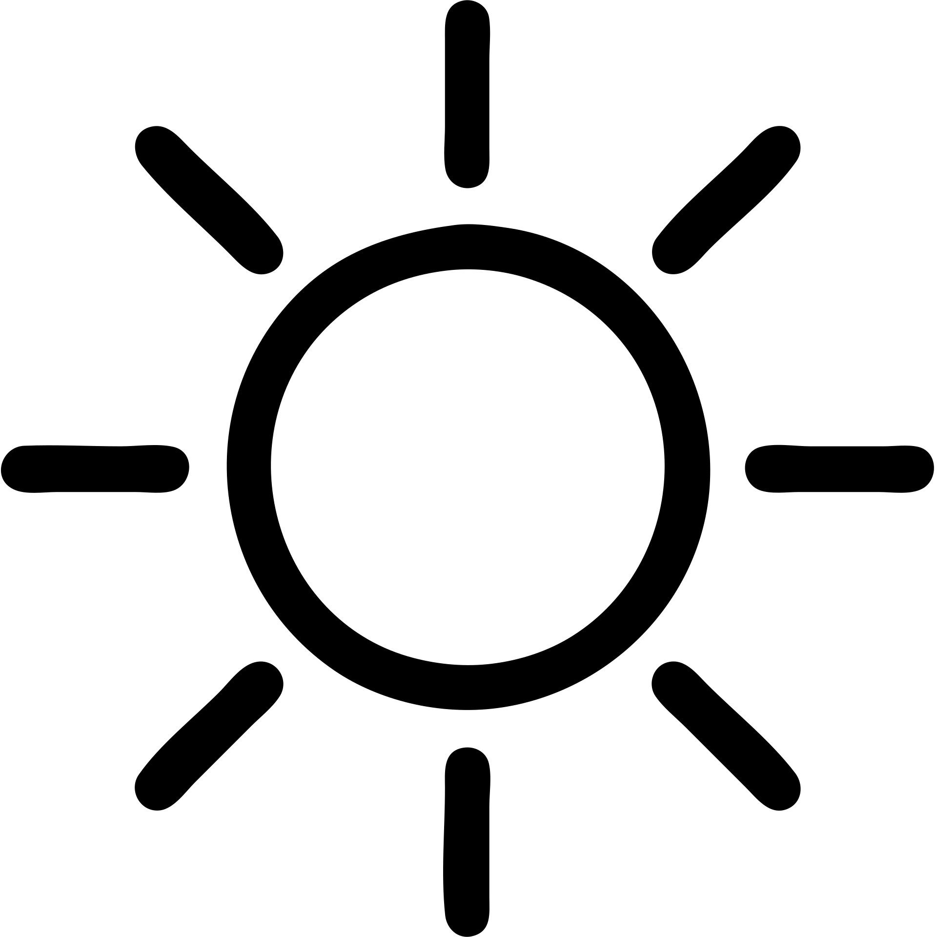 outlined sun icon emoji