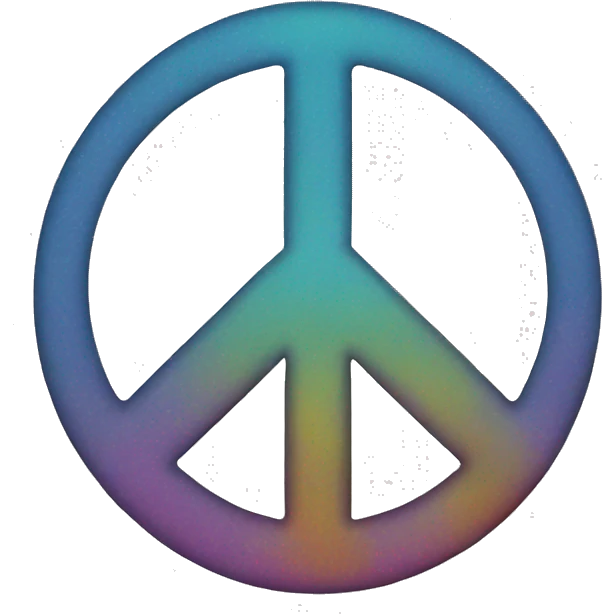 Peace sign emoji