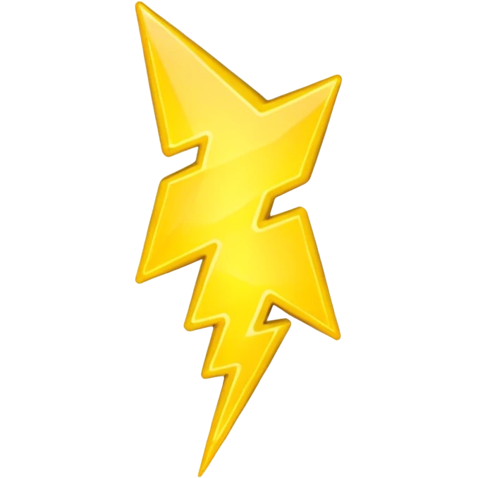 yellow lightning emoji