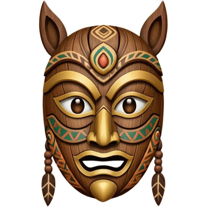 tribal mask emoji