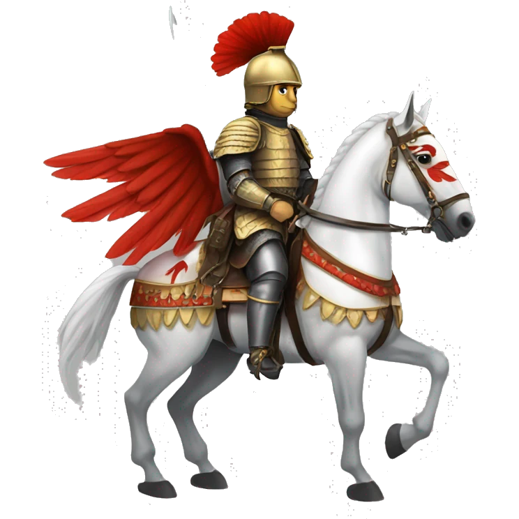 Winged hussar  emoji