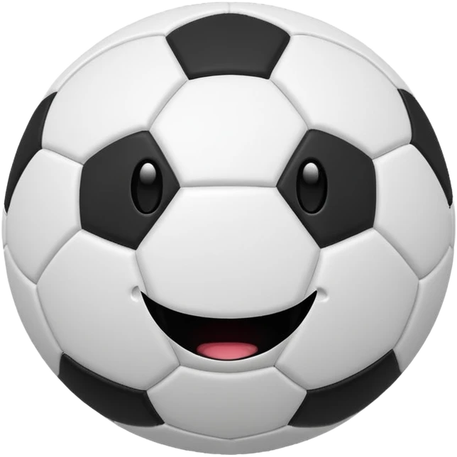 BALON DE FUTBOL CON EMOCIONES emoji