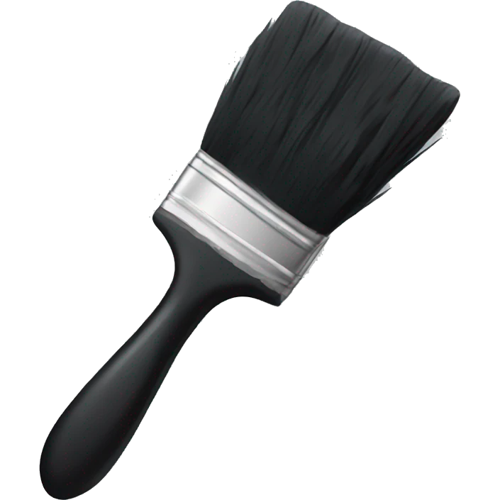 Black paint brush emoji