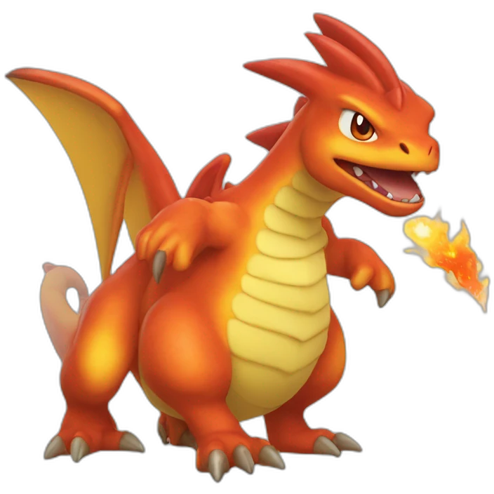 Dracaufeu pokemon emoji