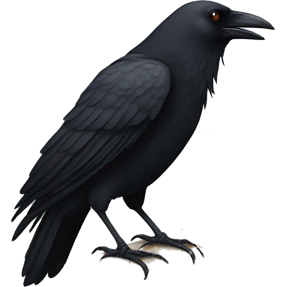 Crow emoji