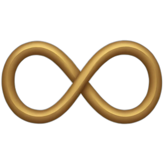small Infinity symbol emoji