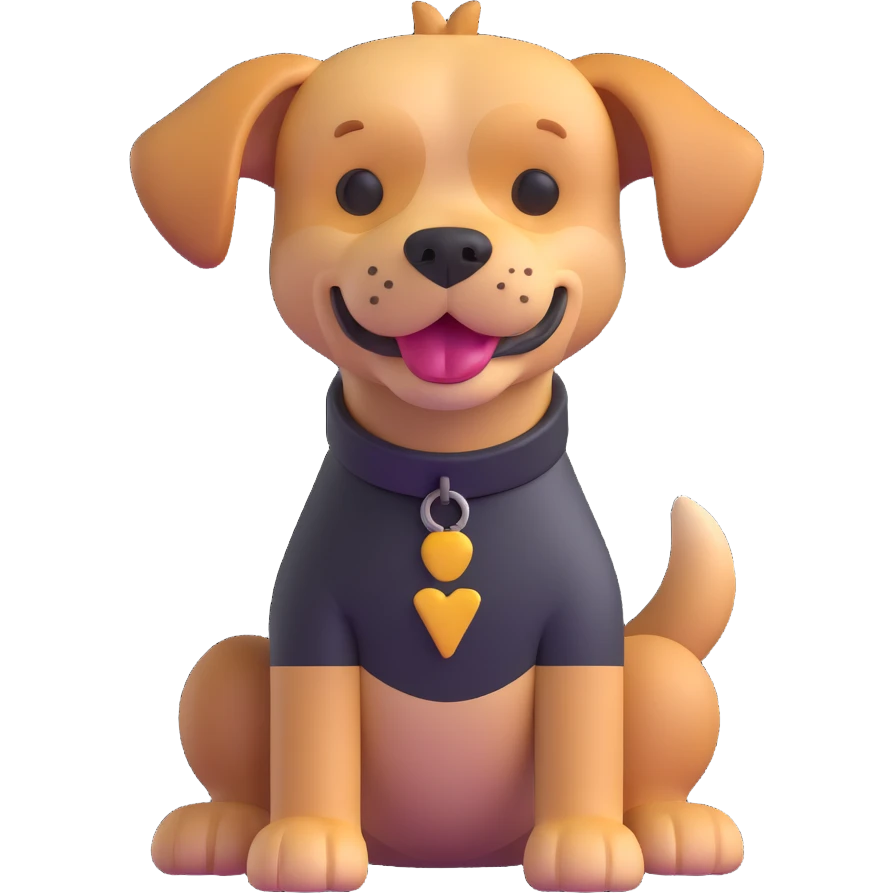 dog man hybrid character emoji