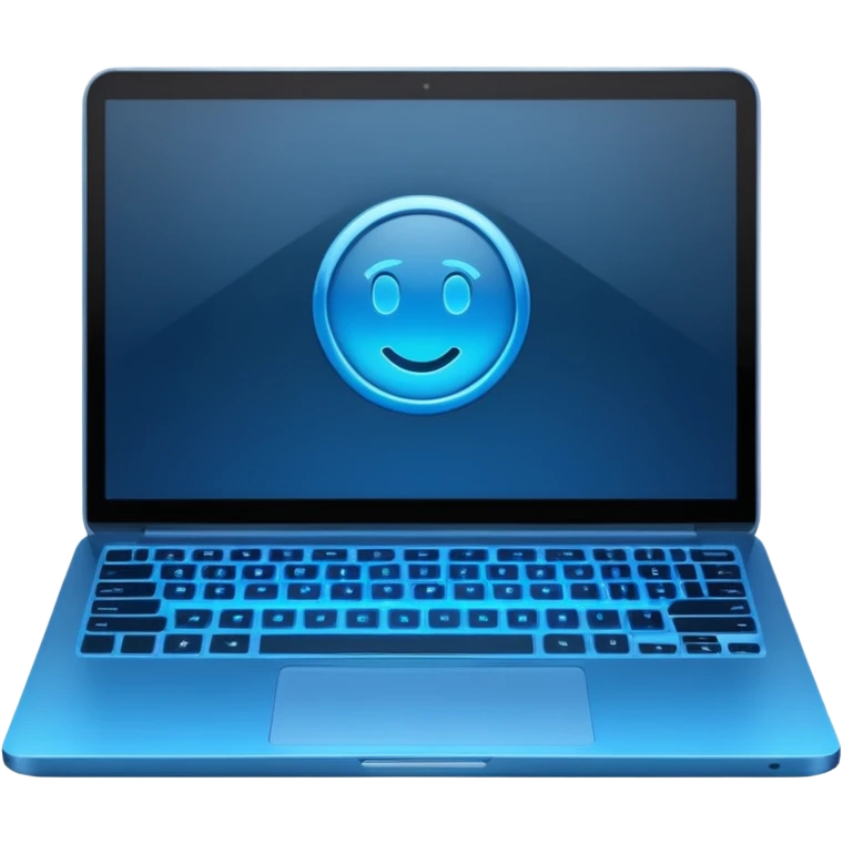 laptop with code lines on the screen emoji