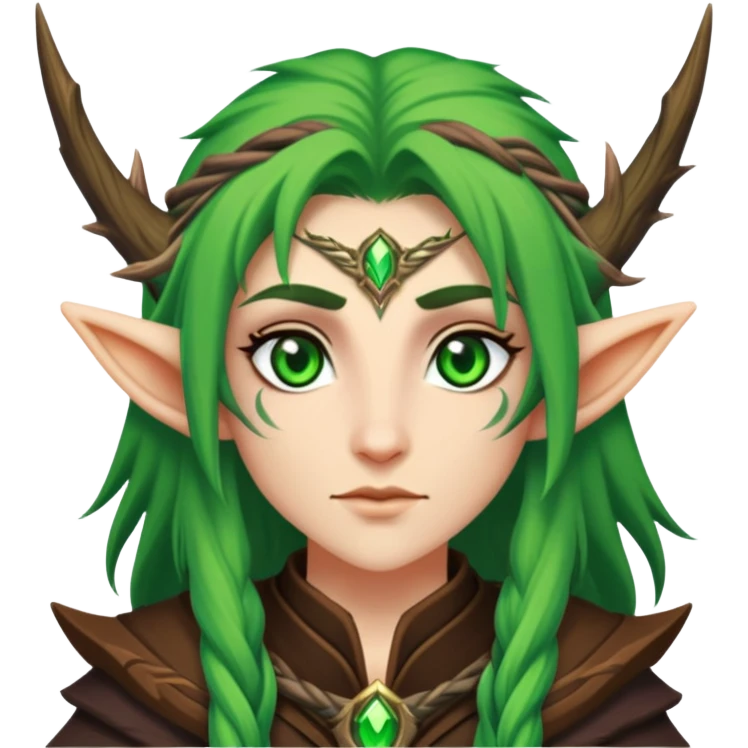 night elf druid emoji