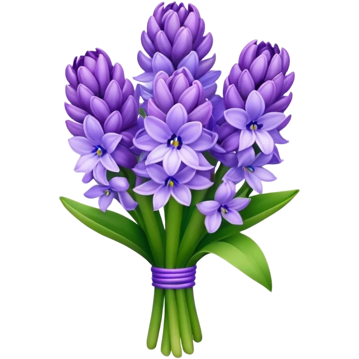 a light bouquet of Hyacinth emoji