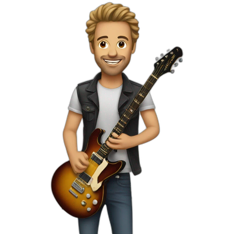 guitarist emoji