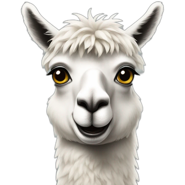 Llama pedona emoji