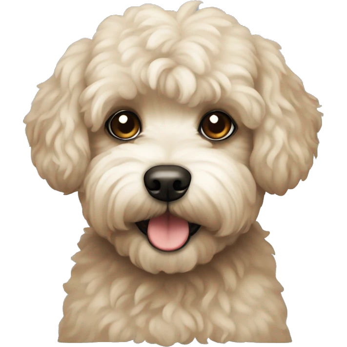 Maltipoo dog  emoji