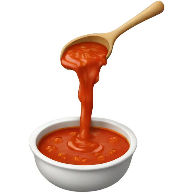 tomato sauce soup  emoji
