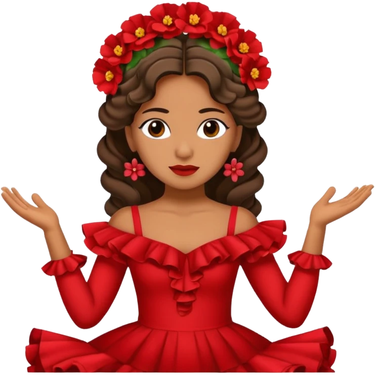 Flamenco dancer emoji