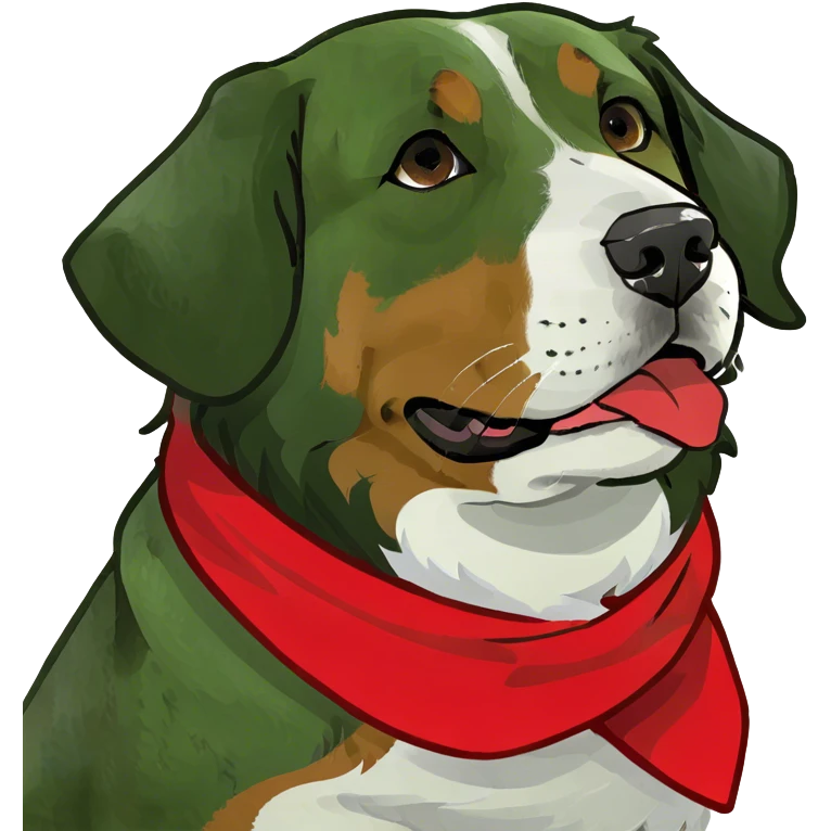 Bernese mountain dog emoji
