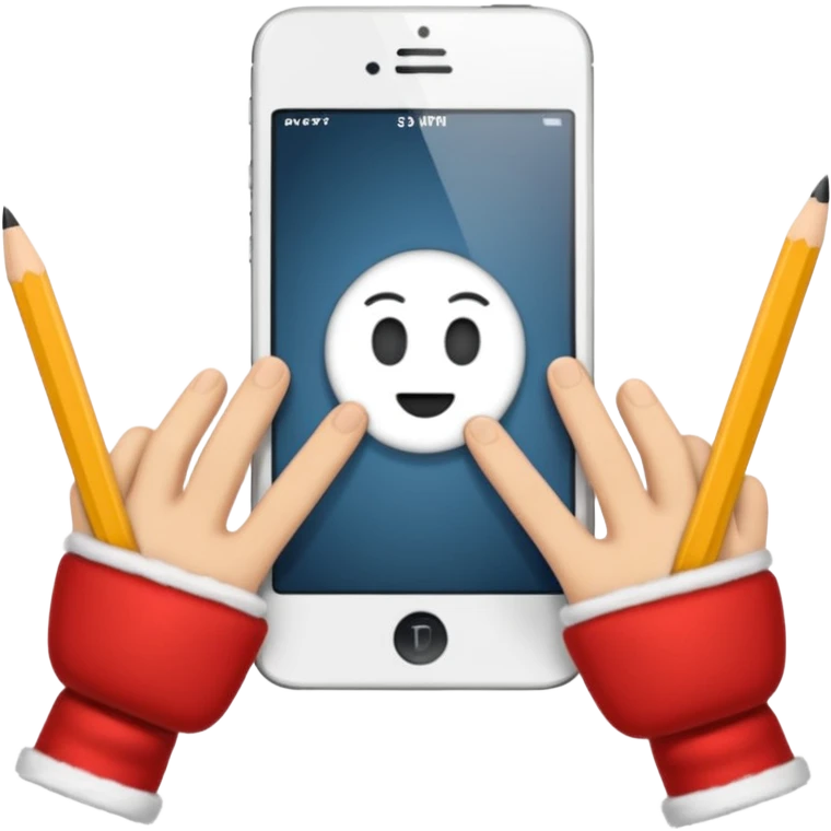 Écrire JUL avec deux mains collés  emoji