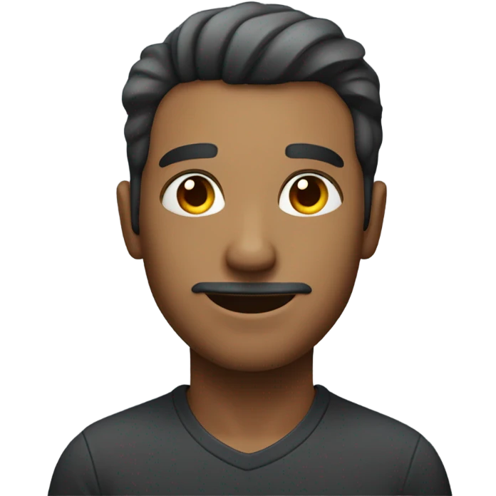 a man making the rizz face emoji