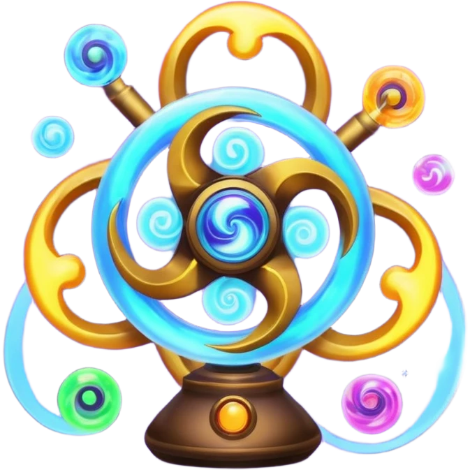 psychic triskelion glowing optical illusionary paranormal fidget spinner planet orb galaxy lava lamp plasma ball plasma lamp light  emoji