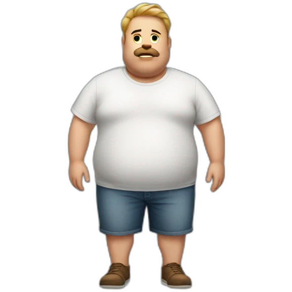 fat man tight shirt emoji