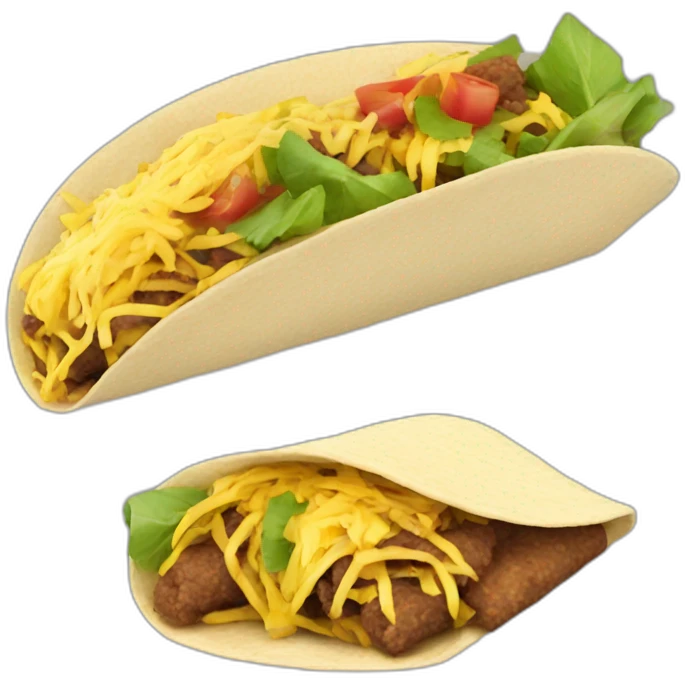 Taco de res emoji