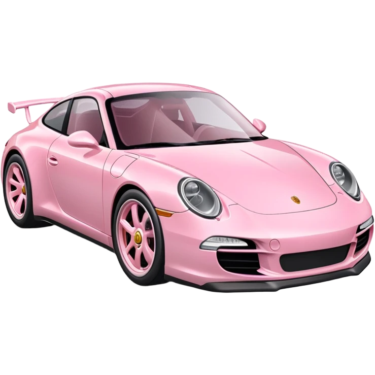 soft pink porsche 911 emoji