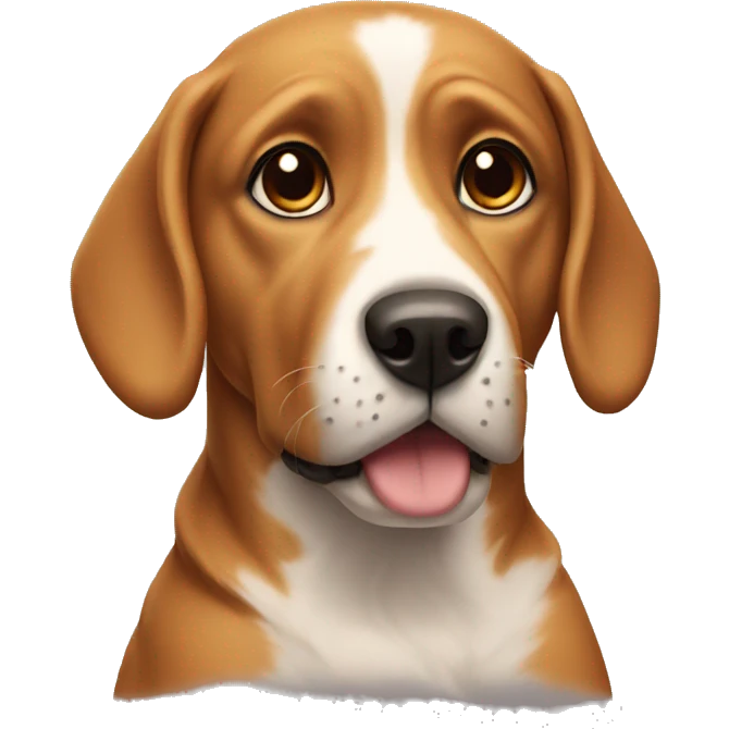 a dog emoji