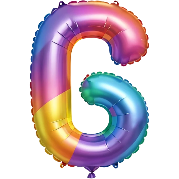 Balloons formed as the number 31 emoji