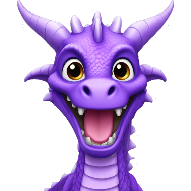 purple dragon 
the question emoji