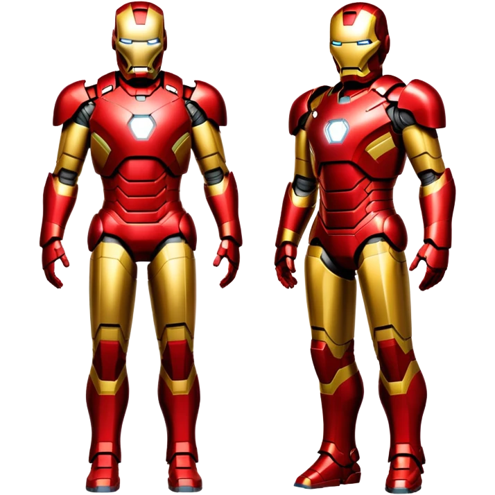 iron man superhero red and gold armor emoji