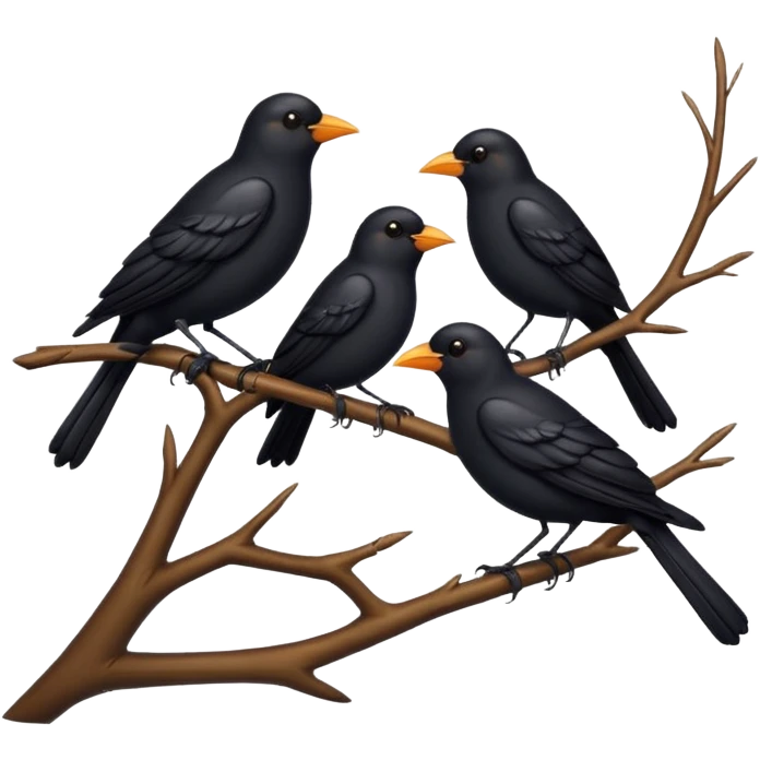 Black Birds emoji
