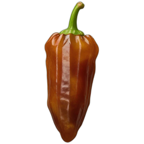 dried date shaped like a pepper emoji