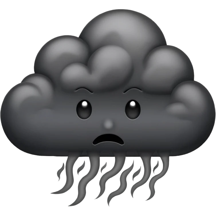 먹구름 emoji