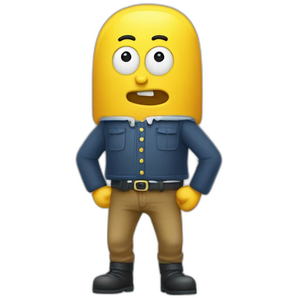 Bob l'éponge qui saute par dessus titeuf emoji