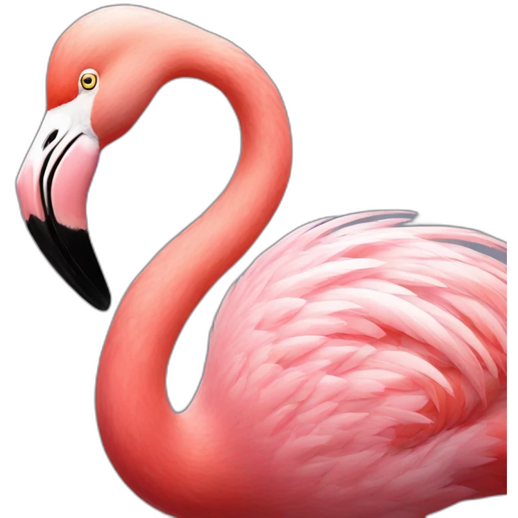flamingo in halloween costume emoji