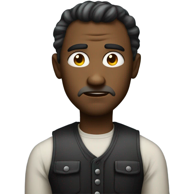 Man that looks creepy emoji