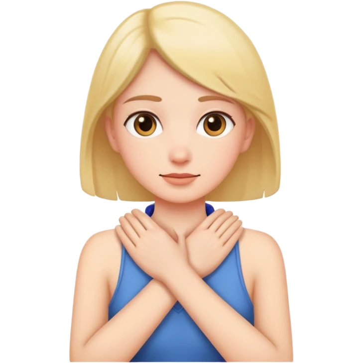 person with hands around neck  emoji