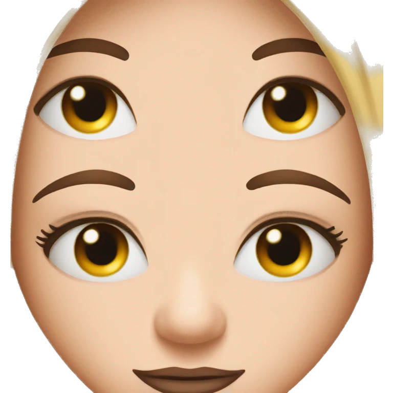 face with eyelashes emoji