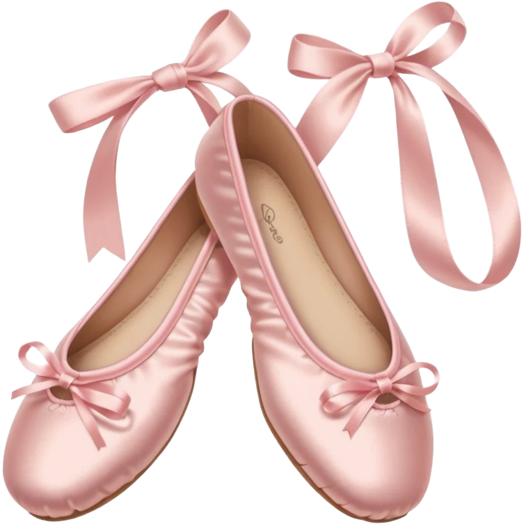 pastel pink ballet shoes emoji