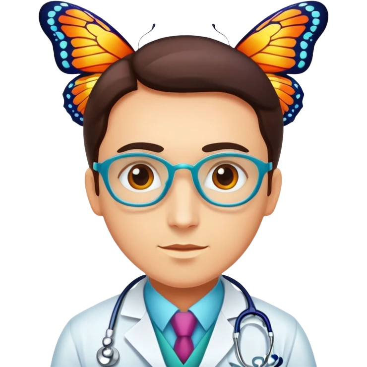 Doctor butterfly  emoji