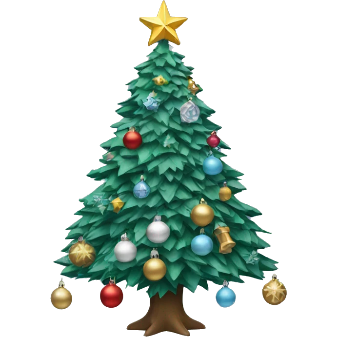 christmas tree with manchester city ornaments  emoji