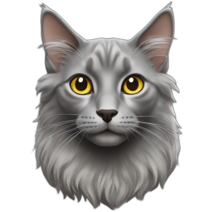 hungry nebelung cat emoji