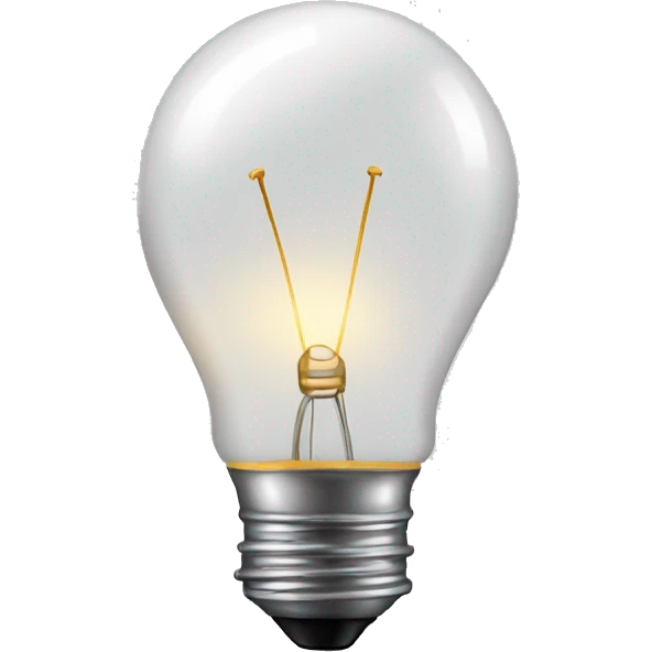 light bulb emoji