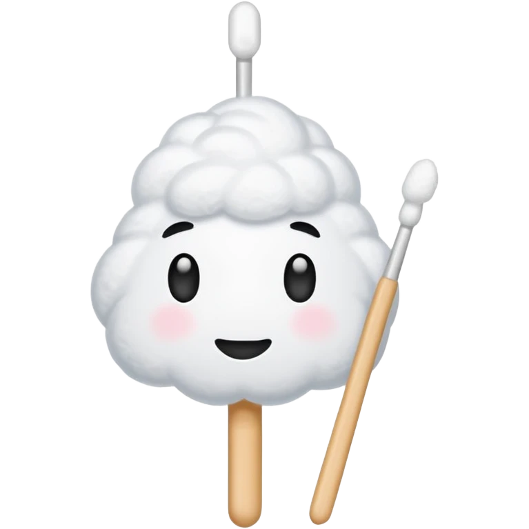 Cotton swabs emoji